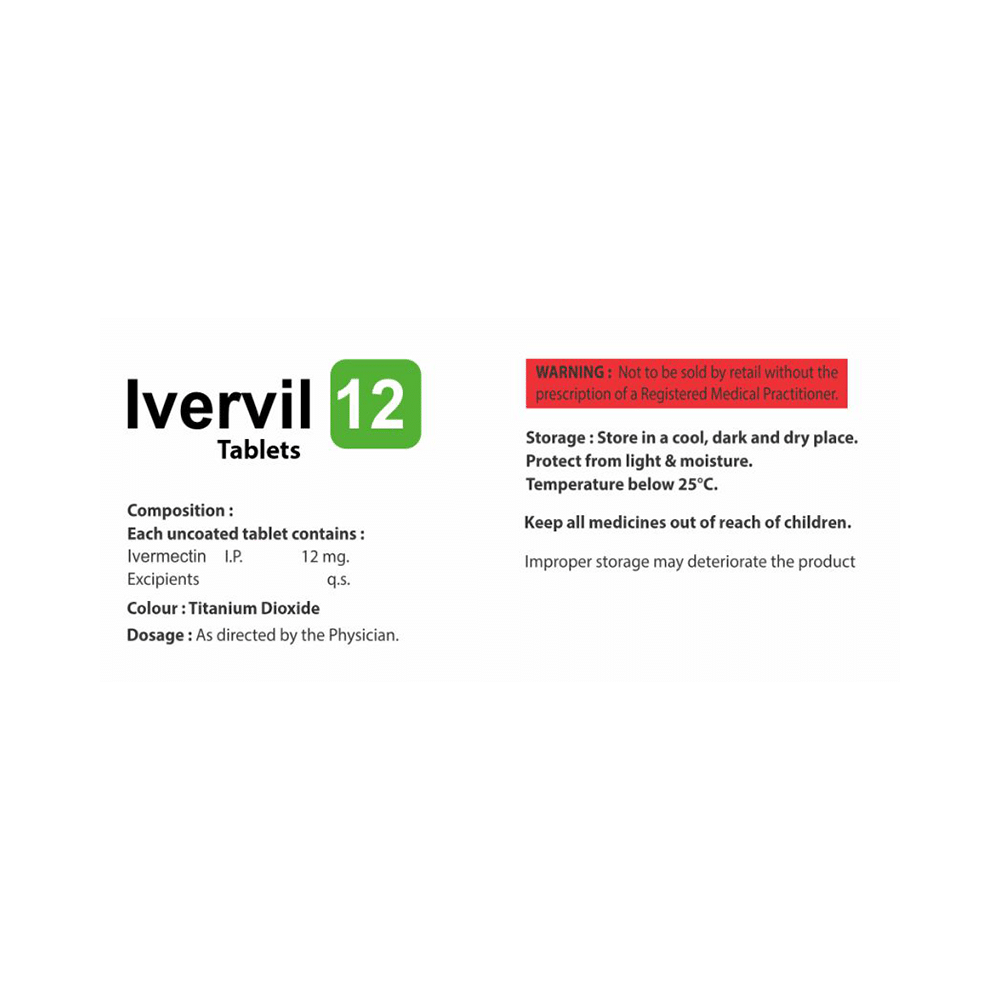 Ivervil 12 Tablet - Image 2