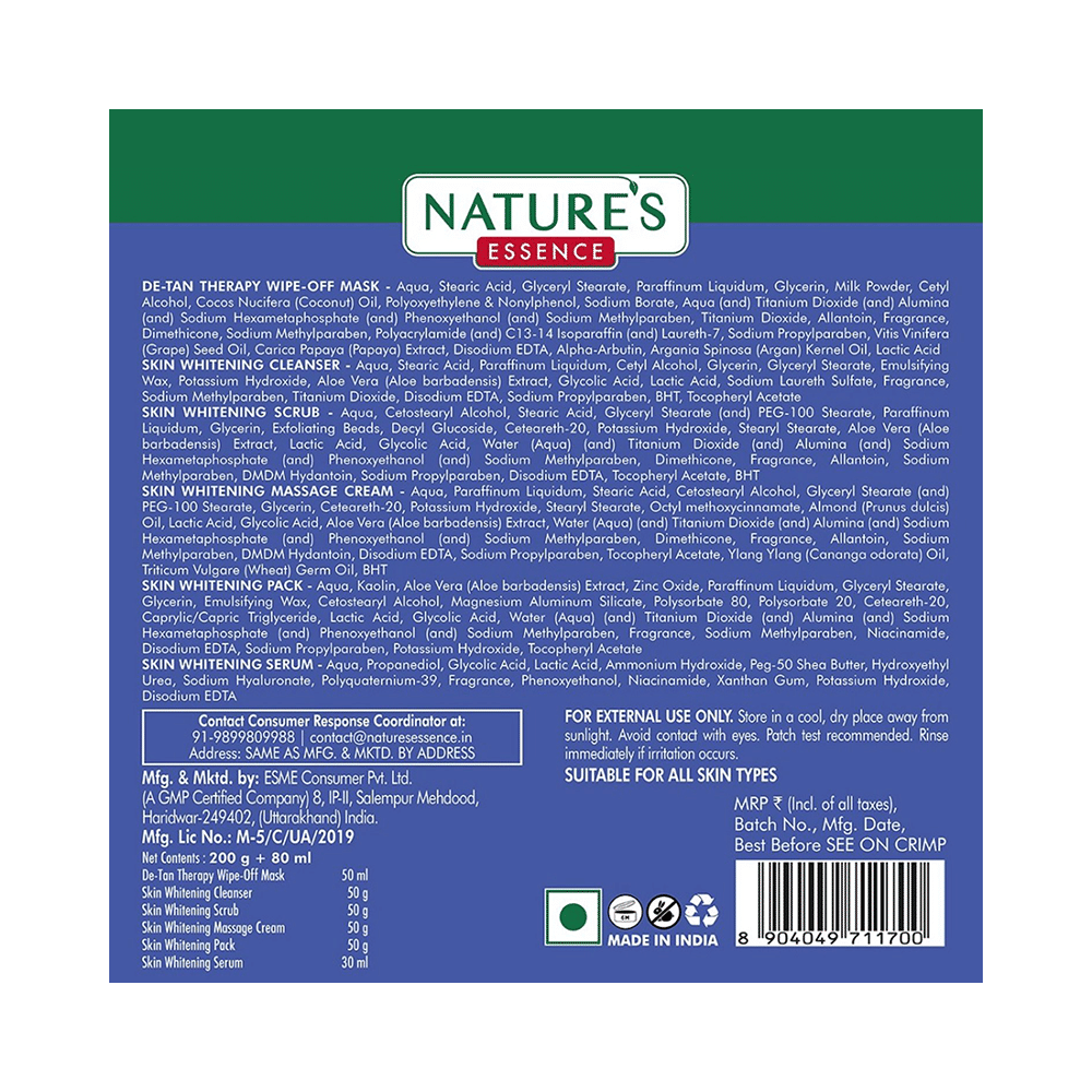 Nature's Essence Skin Whitening Treatment Facial with AHA Kit - Image 2