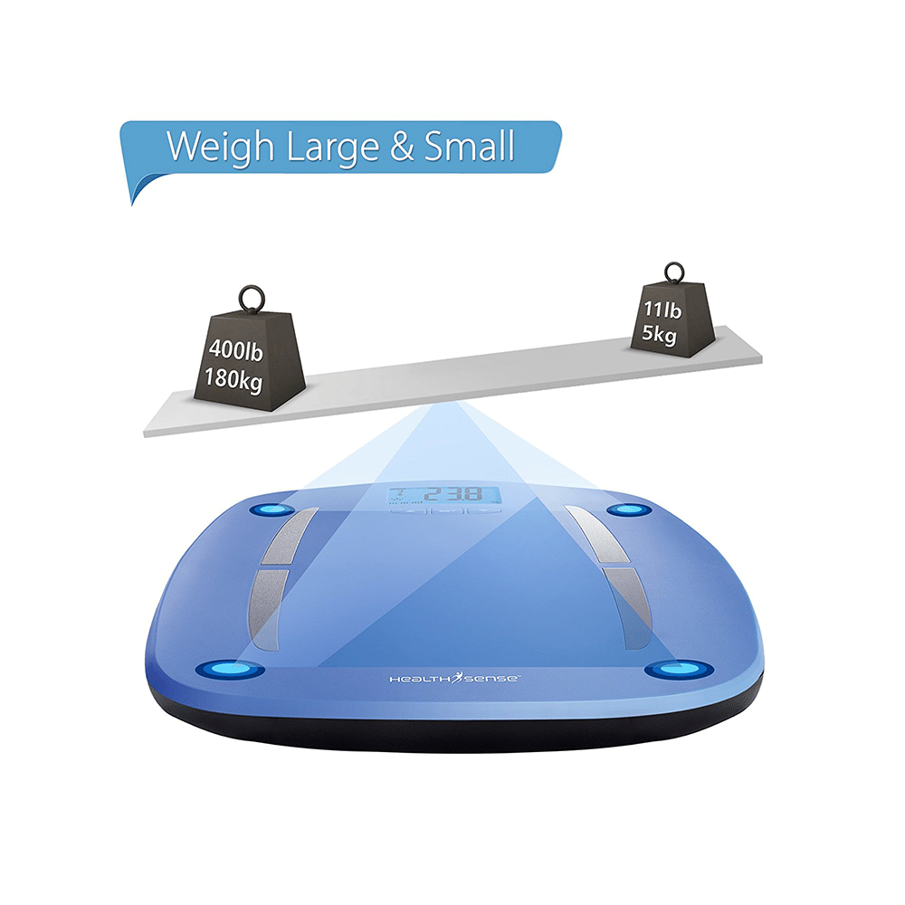 Health Sense BF 414 Ultra Lite Body Fat Monitor Blue - Image 6