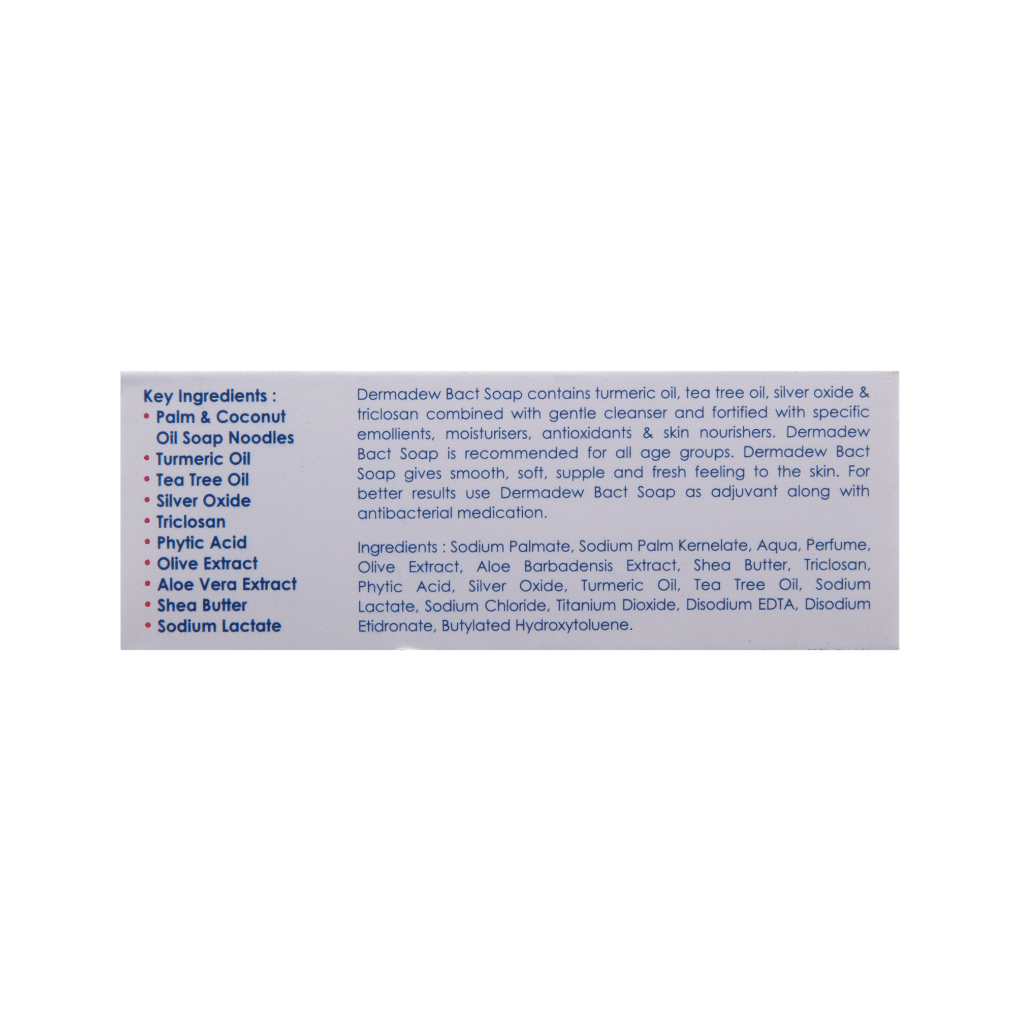 Dermadew Bact Soap for Gentle Skin Cleansing, Hydration & Protection - Image 3