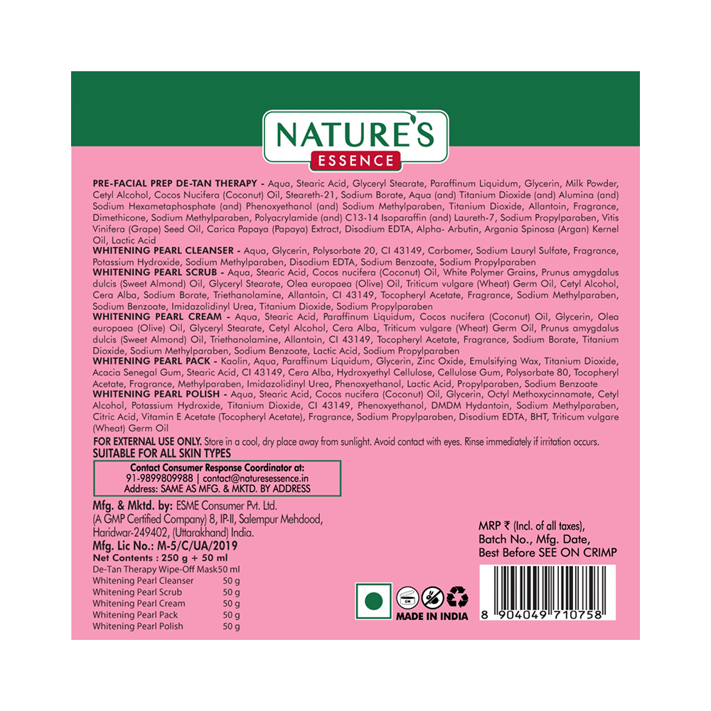 Nature's Essence Whitening Pearl Facial Kit - Image 2