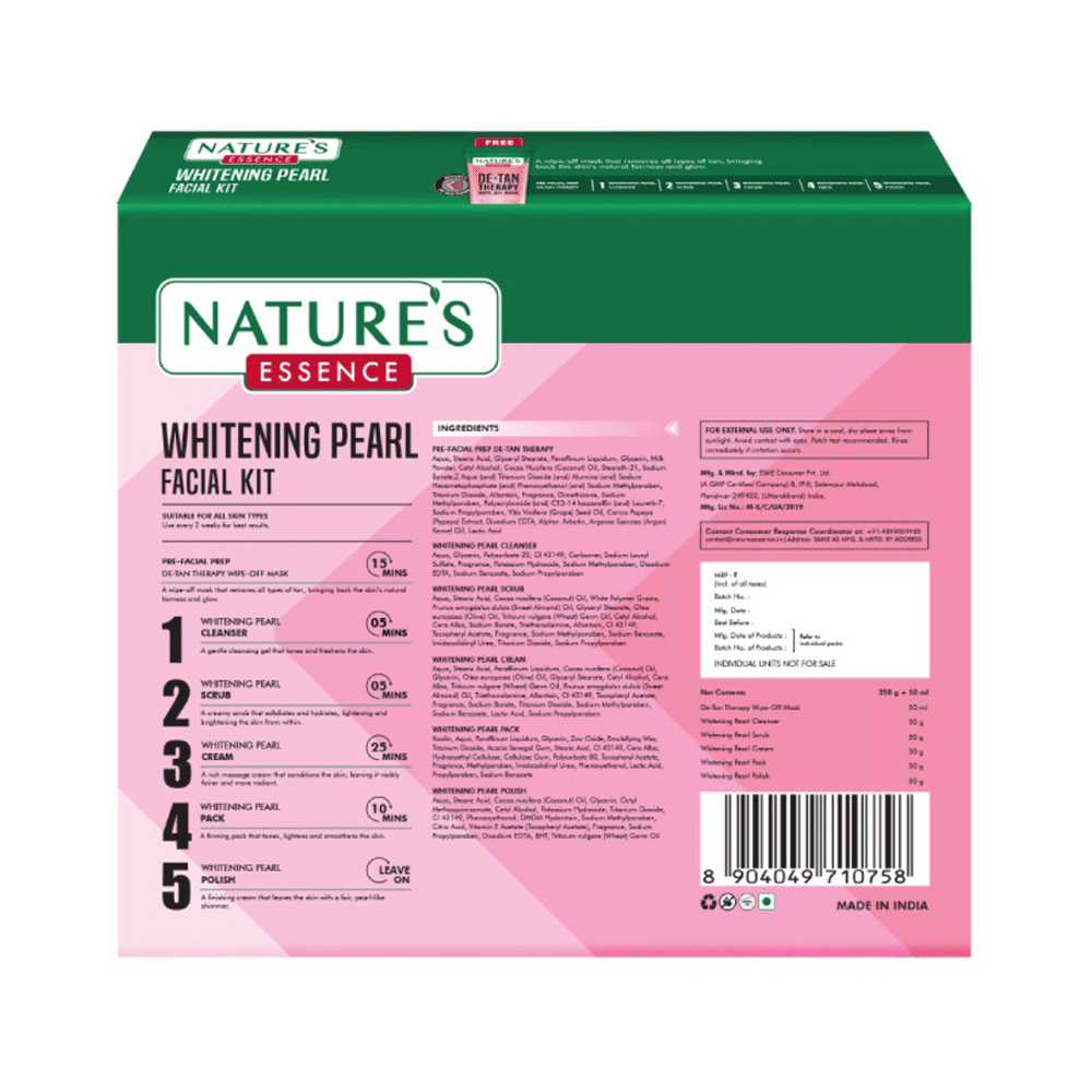 Nature's Essence Whitening Pearl Facial Kit - Image 3