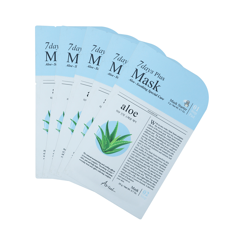 Ariul 7 Days Plus Mask (20gm Each) Aloe - Image 2