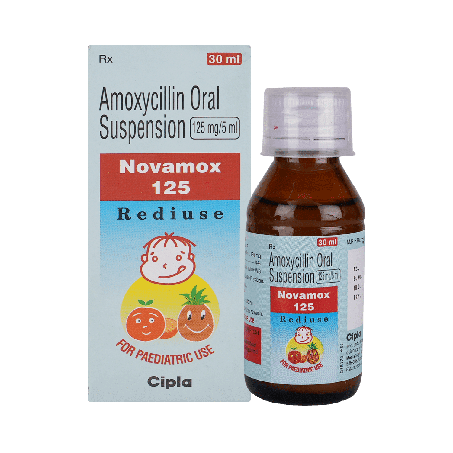 Novamox 125 Rediuse Oral Suspension