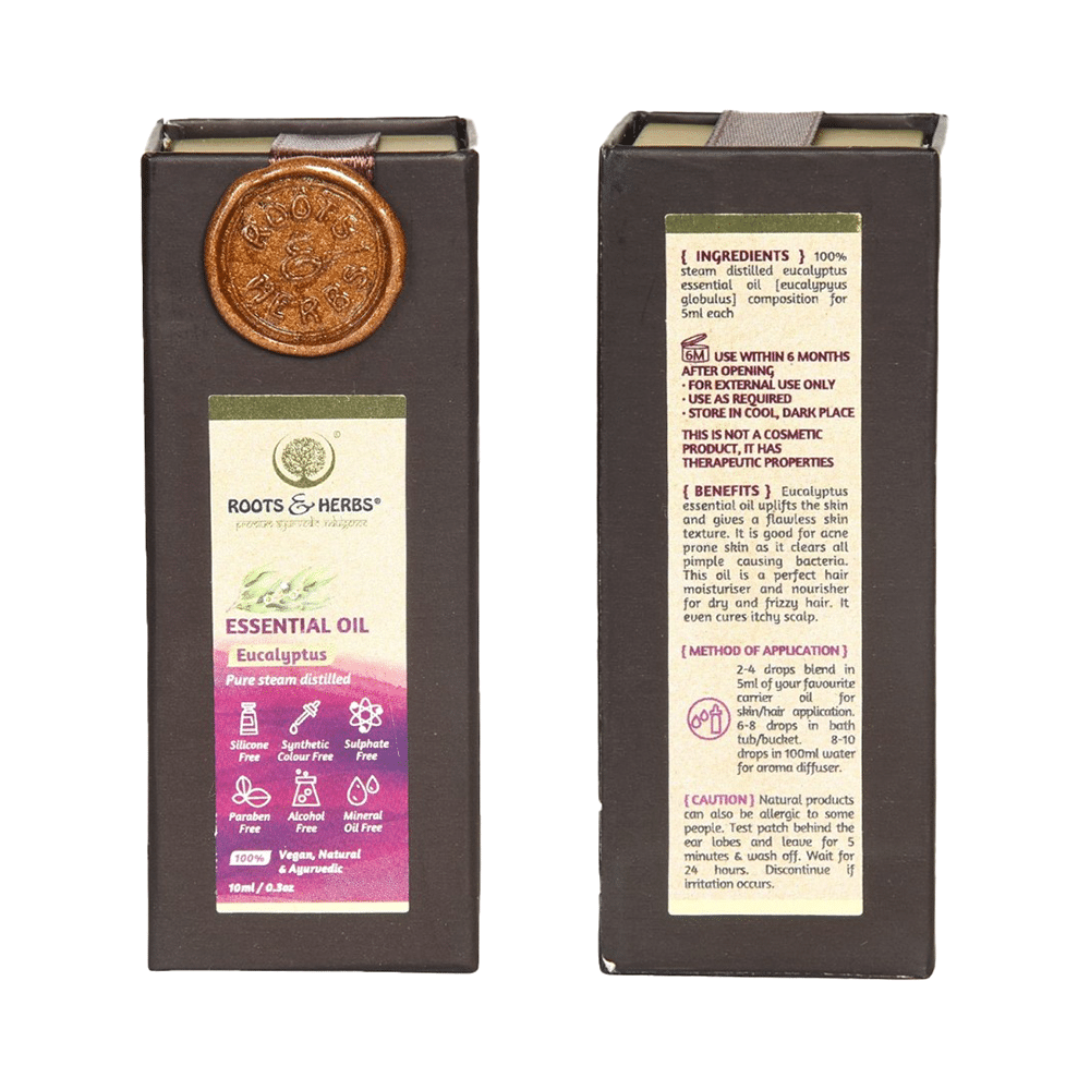 Roots and Herbs Eucalyptus Essential Oil - Image 1