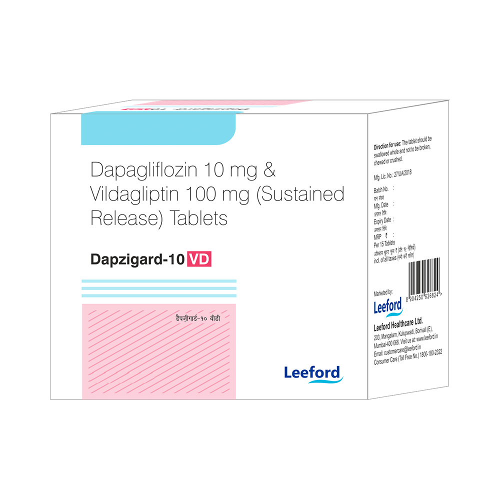 Dapzigard VD 10mg/100mg Tablet SR - Image 1