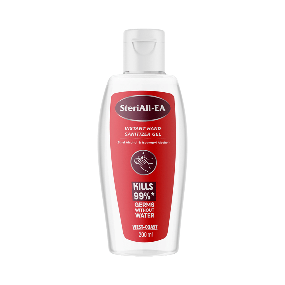 SteriAll-EA Instant Hand Sanitizer Gel (200ml Each)