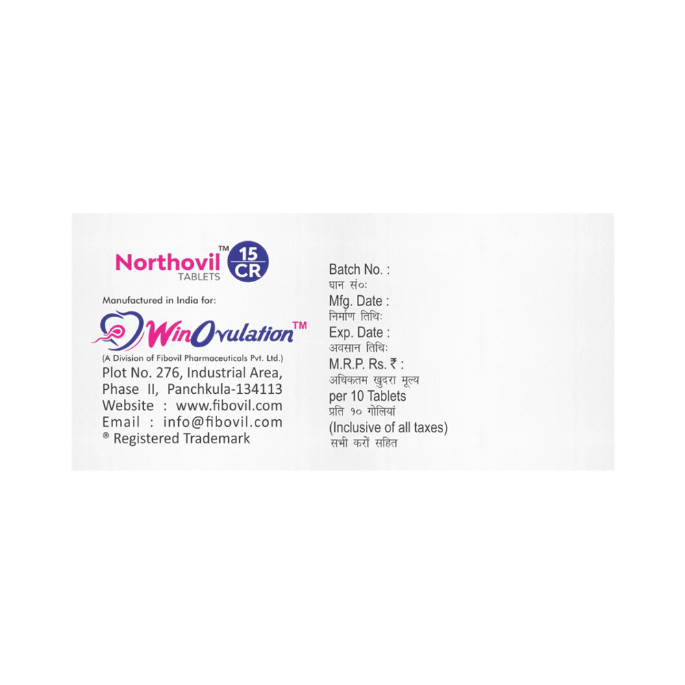 Northovil 15mg Tablet CR - Image 3