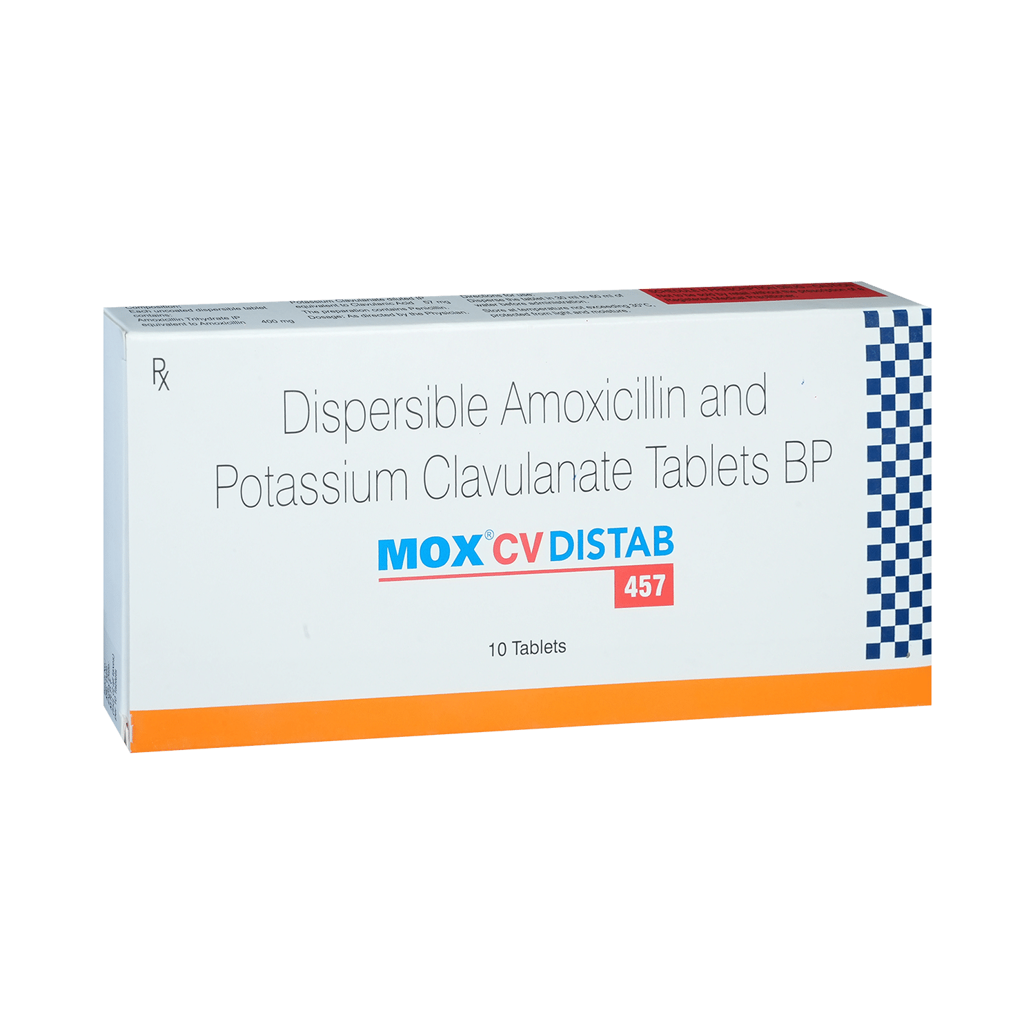 Mox CV 400mg/57mg Tablet DT - Image 2