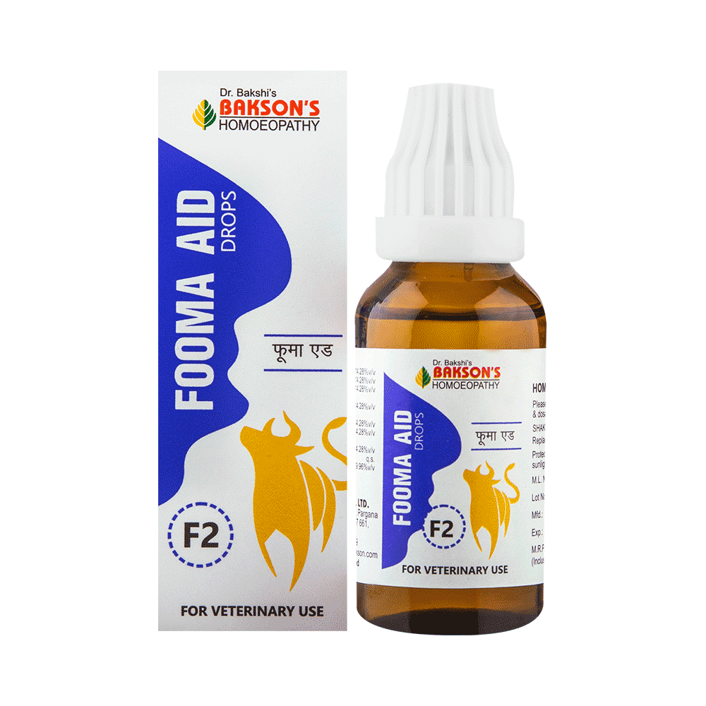 Bakson's Homeopathy Fooma Aid F2 Drop - Image 1