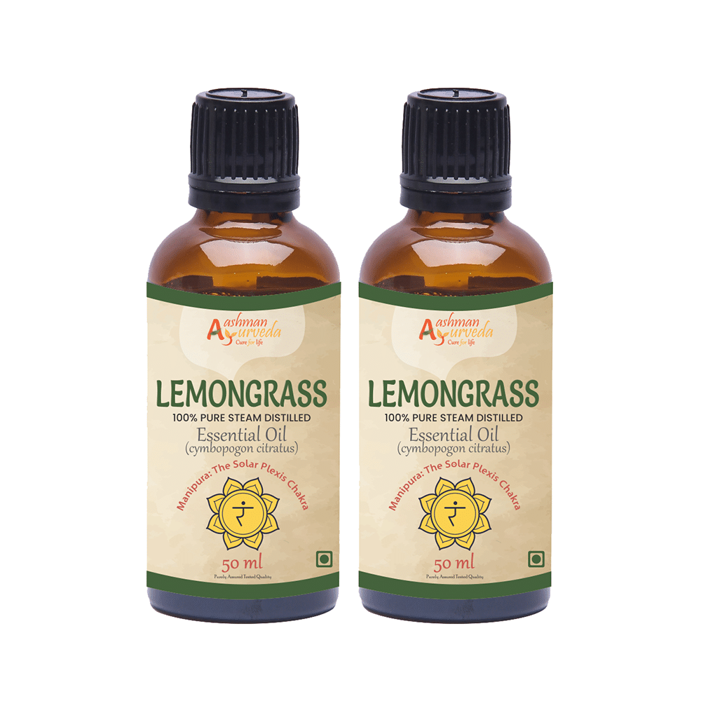 Aashman Ayurveda 100% Pure Steam Distilled Essential Oil Lemongrass