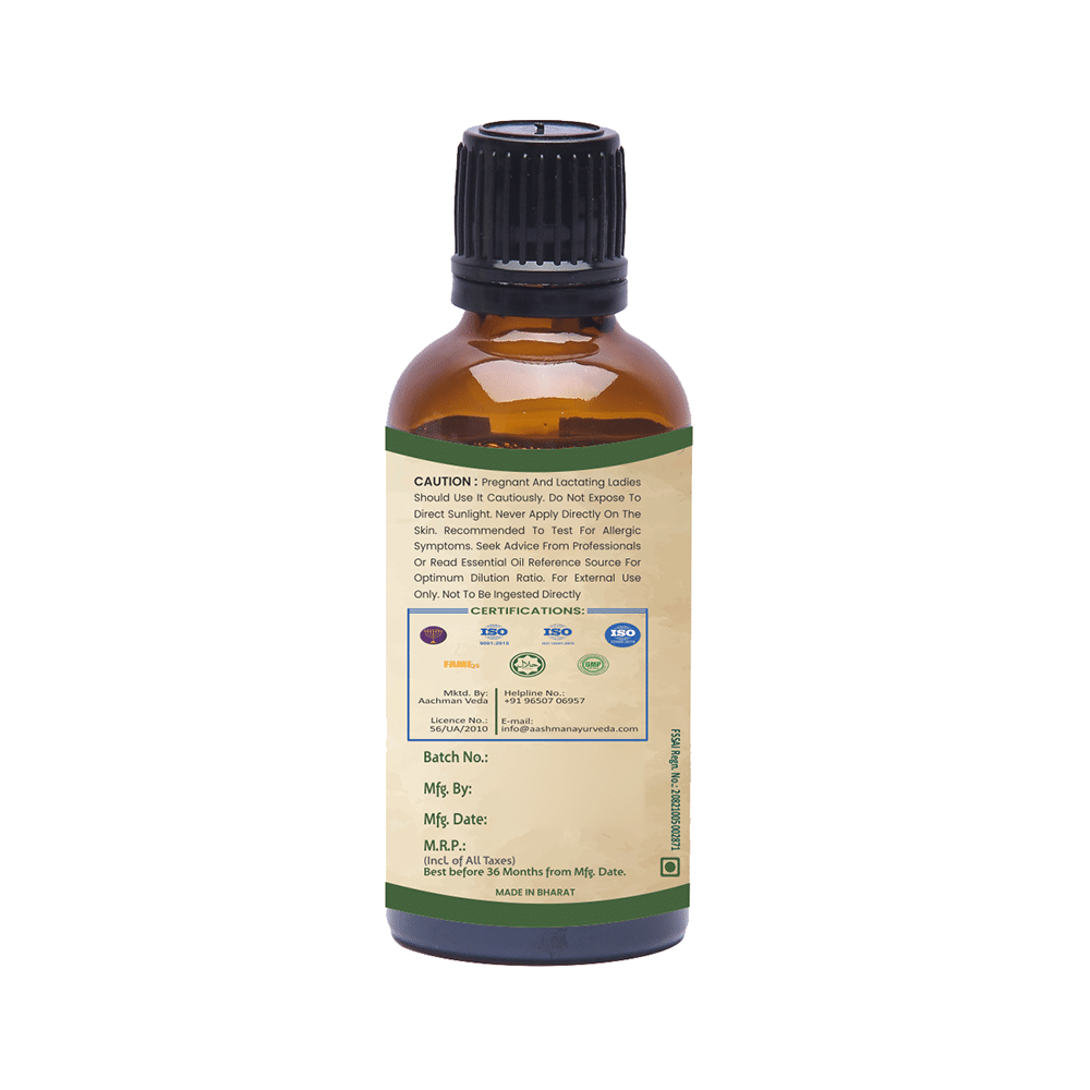 Aashman Ayurveda 100% Pure Steam Distilled Essential Oil Lemongrass - Image 2