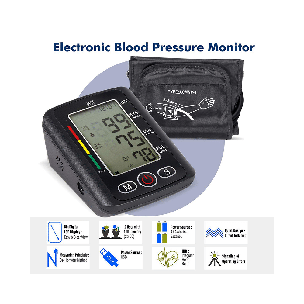 MCP BP 112 Digital Blood Pressure Monitor - Image 2