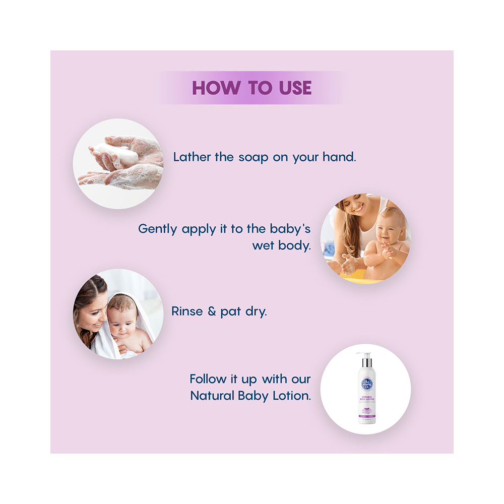 The Moms Co. Natural Baby Soap (75gm Each) - Image 4