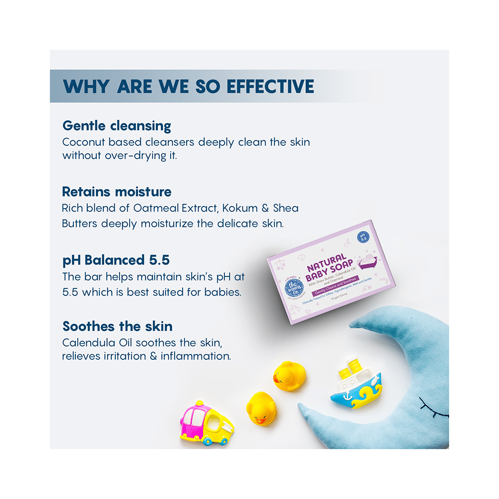 The Moms Co. Natural Baby Soap (75gm Each) - Image 5