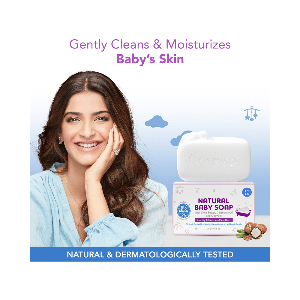 The Moms Co. Natural Baby Soap (75gm Each) - Image 6