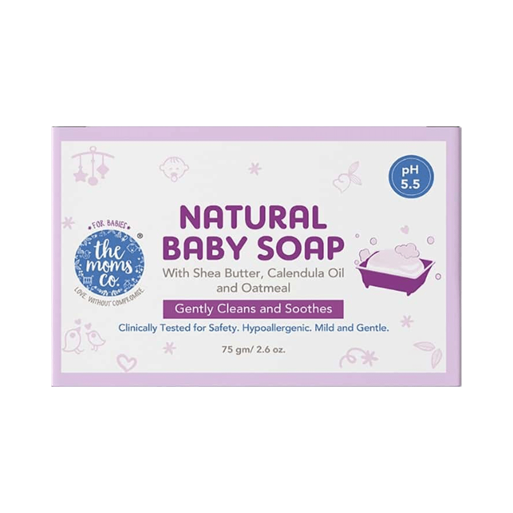 The Moms Co. Natural Baby Soap (75gm Each) - Image 1