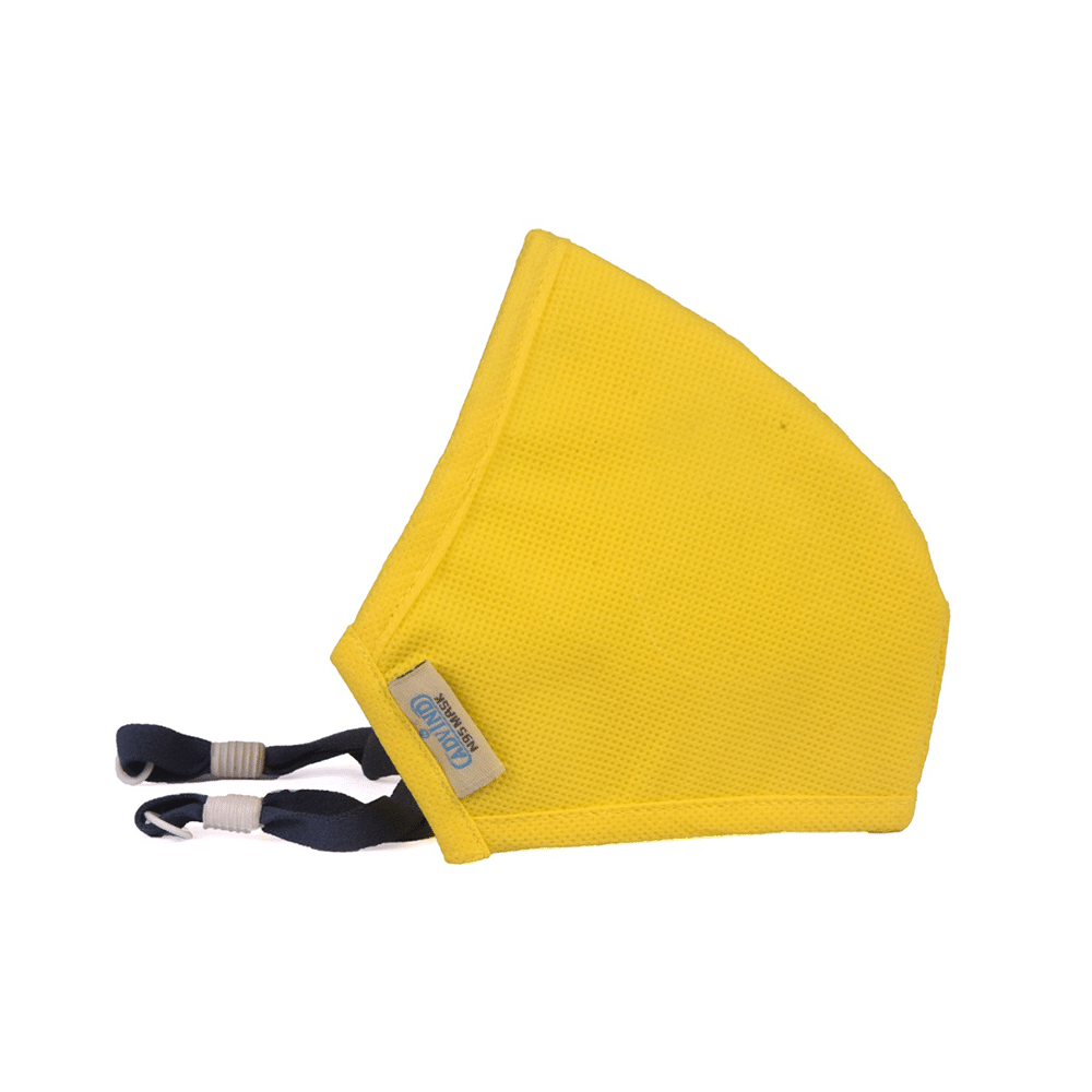Advind Healthcare Smog Guard N95 Kids Mask with One Valve Small 6-10 Years Yellow - Image 2