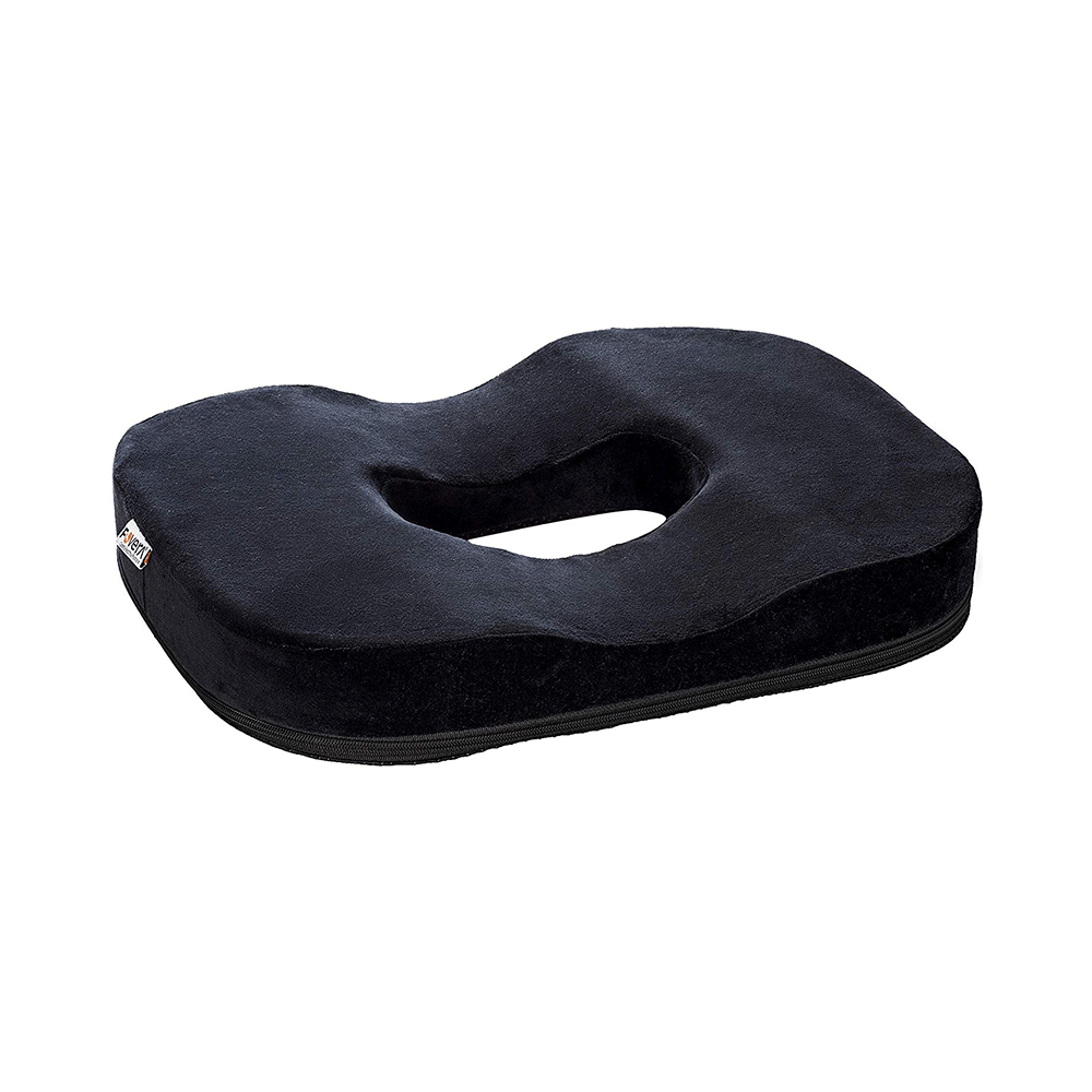 Fovera Orthopedic Donut Seat Mesh Black Large Cushion - Image 2