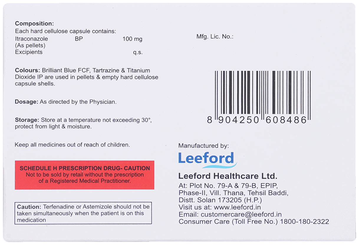 Itromed 100mg Capsule - Image 5