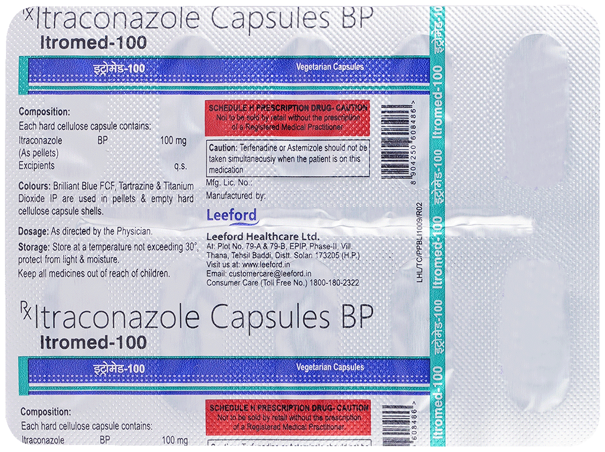 Itromed 100mg Capsule - Image 2