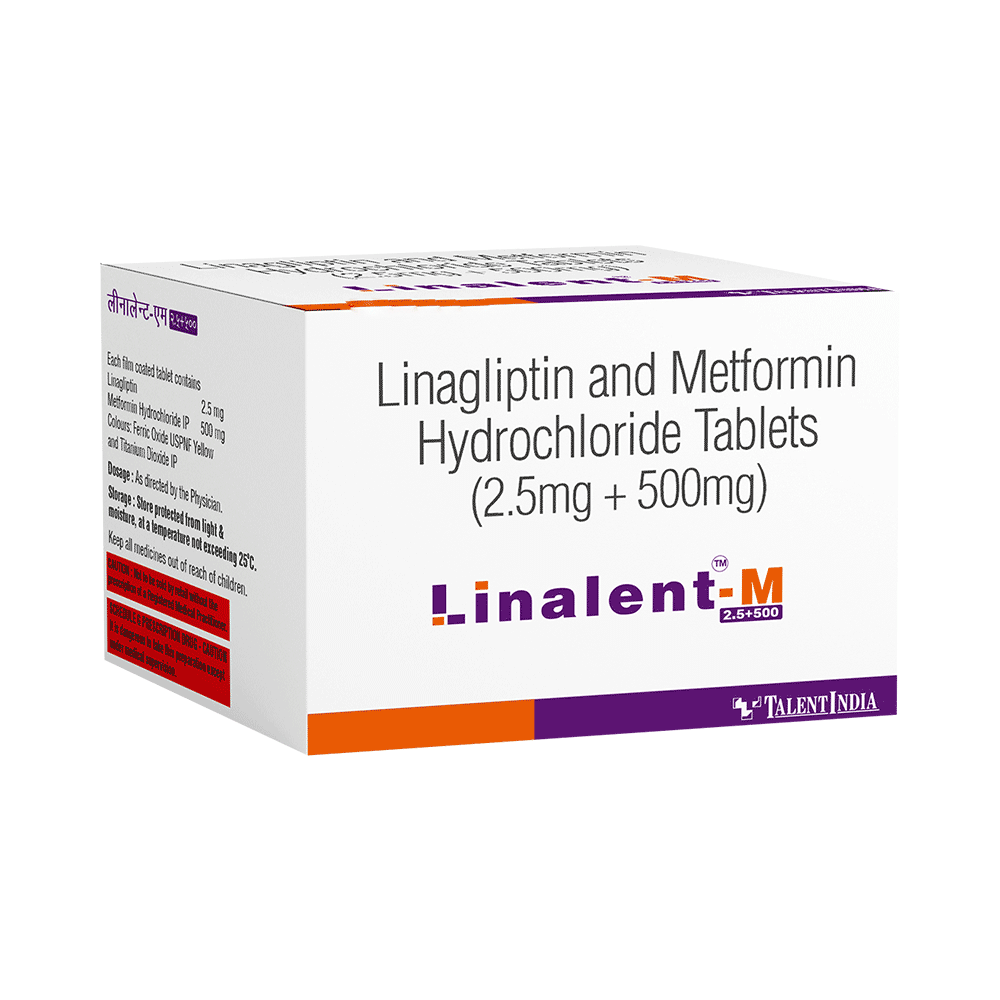 Linalent-M 2.5+500 Tablet