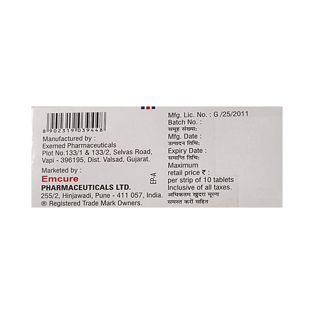 Emsita-D 50/10 Tablet - Image 3