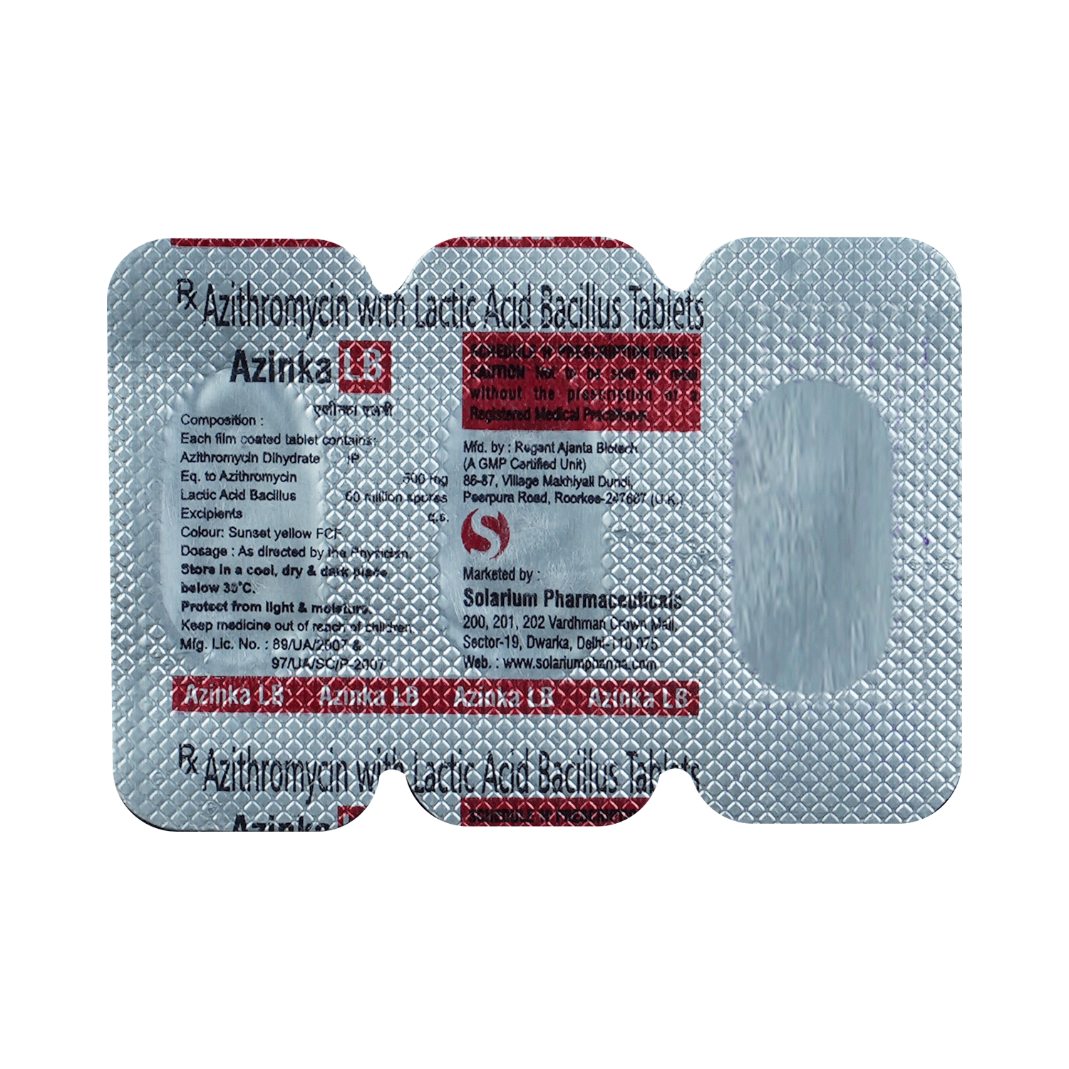 Azinka LB 500mg Tablet - Image 3