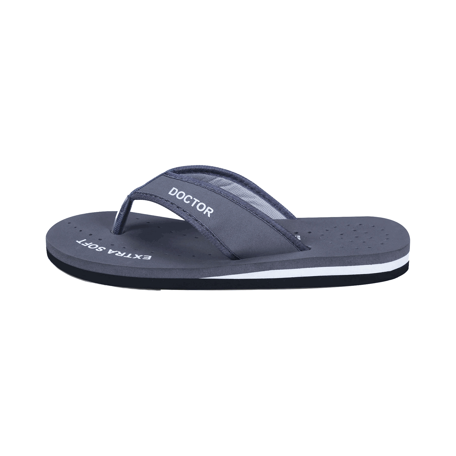 Doctor Extra Soft D 22 Diabetic Pregnancy Non Slip Lightweight Comfortable Slippers for Women Grey 8 - Image 9