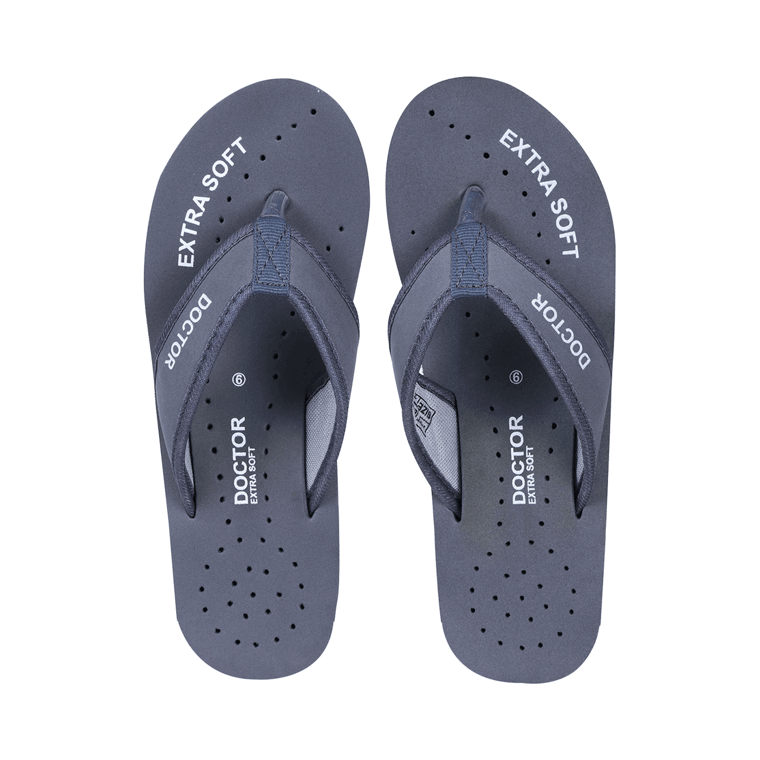 Doctor Extra Soft D 22 Diabetic Pregnancy Non Slip Lightweight Comfortable Slippers for Women Grey 8 - Image 5
