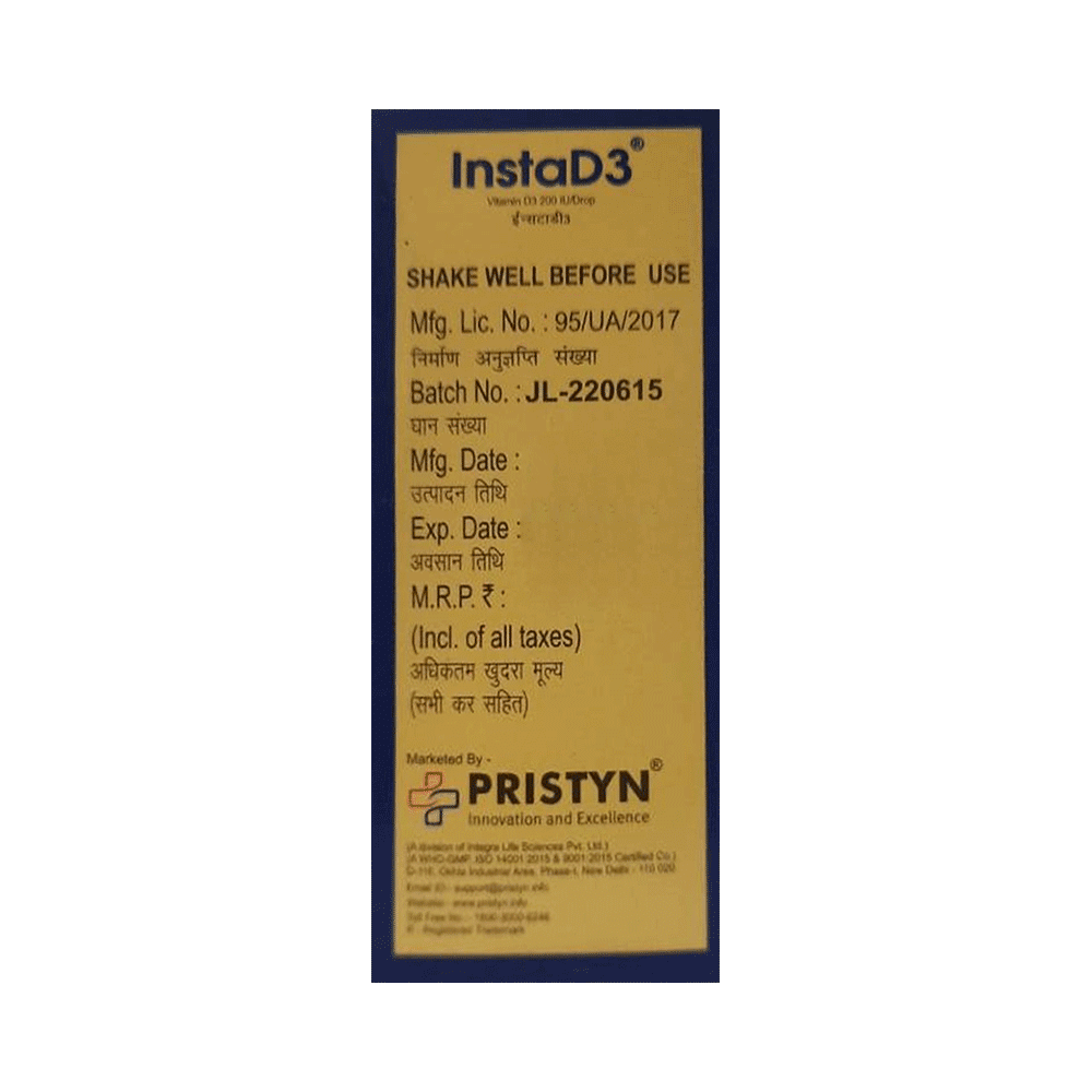 Pristyn Insta-D3 Drop - Image 2