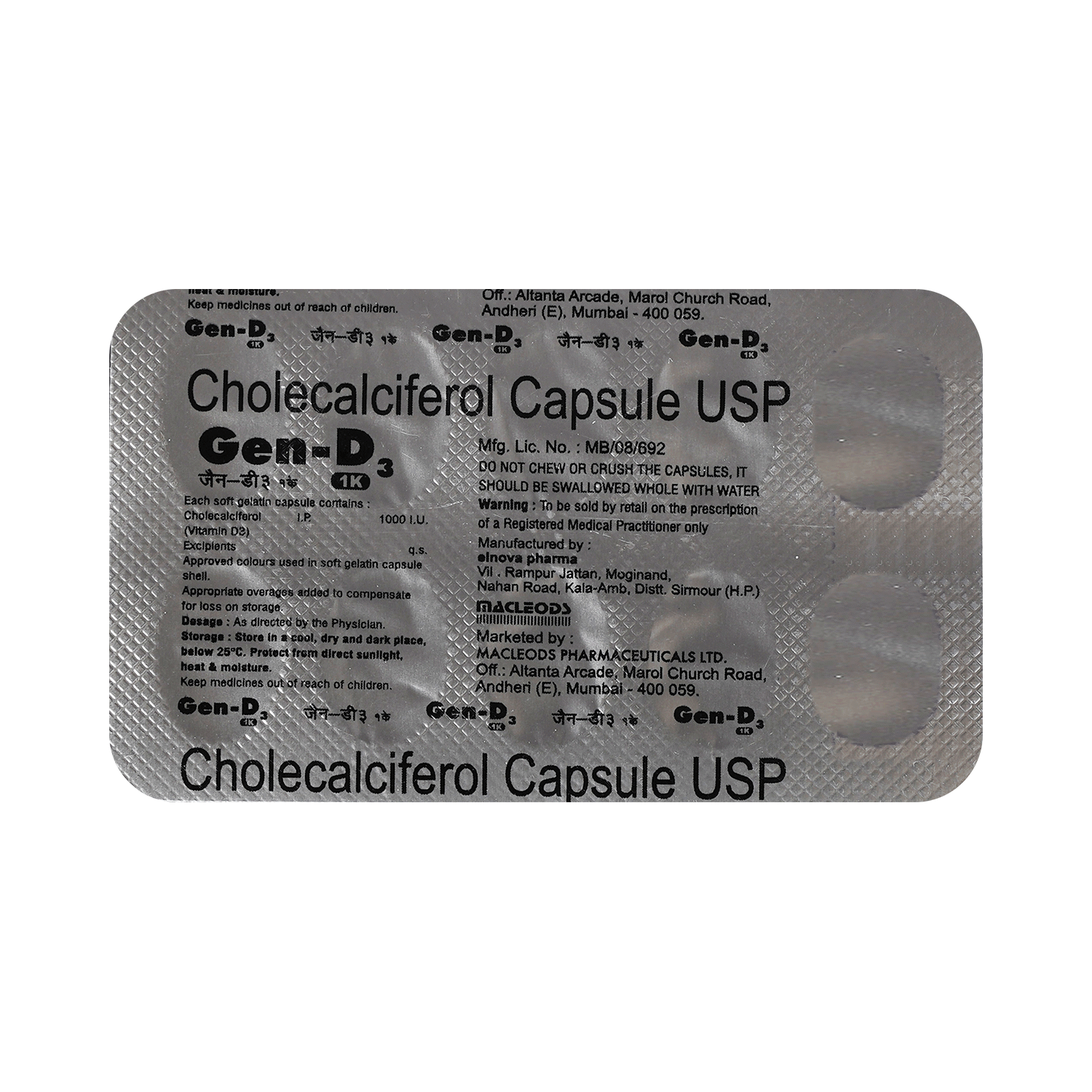 Gen-D3 1K Soft Gelatin Capsule - Image 5