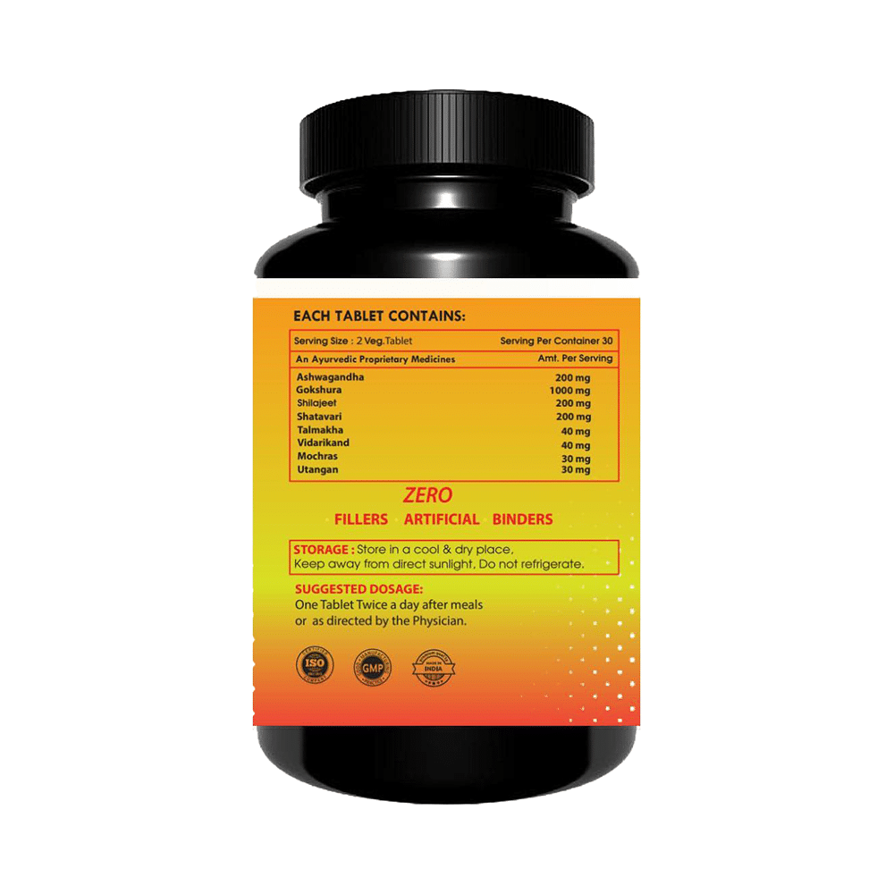 Double MM Natural King 365 Testosterone Booster for Man Tablet - Image 3