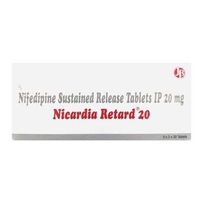 Nicardia Retard 20 Tablet  - Image 1