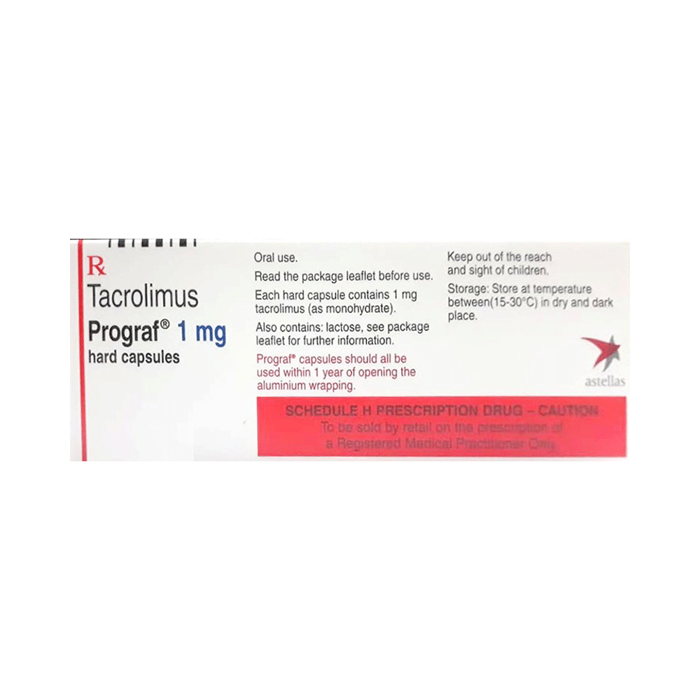 Prograf 1mg Hard Capsule - Image 2