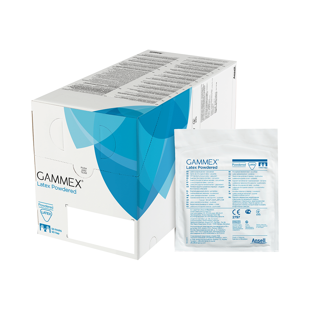 Ansell Gammex Latex Powdered Glove 8.5 - Image 6