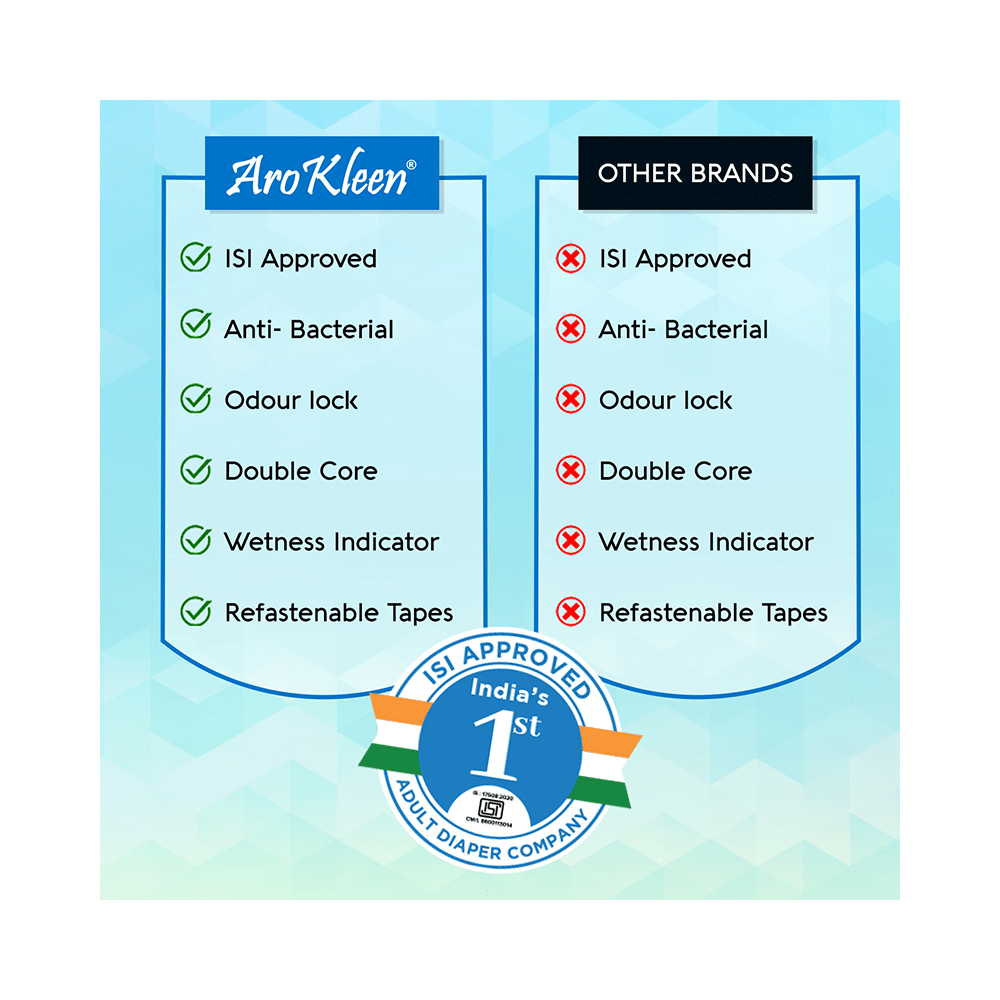 Arokleen Disposable Adult Diaper (10 Each) XL - Image 6