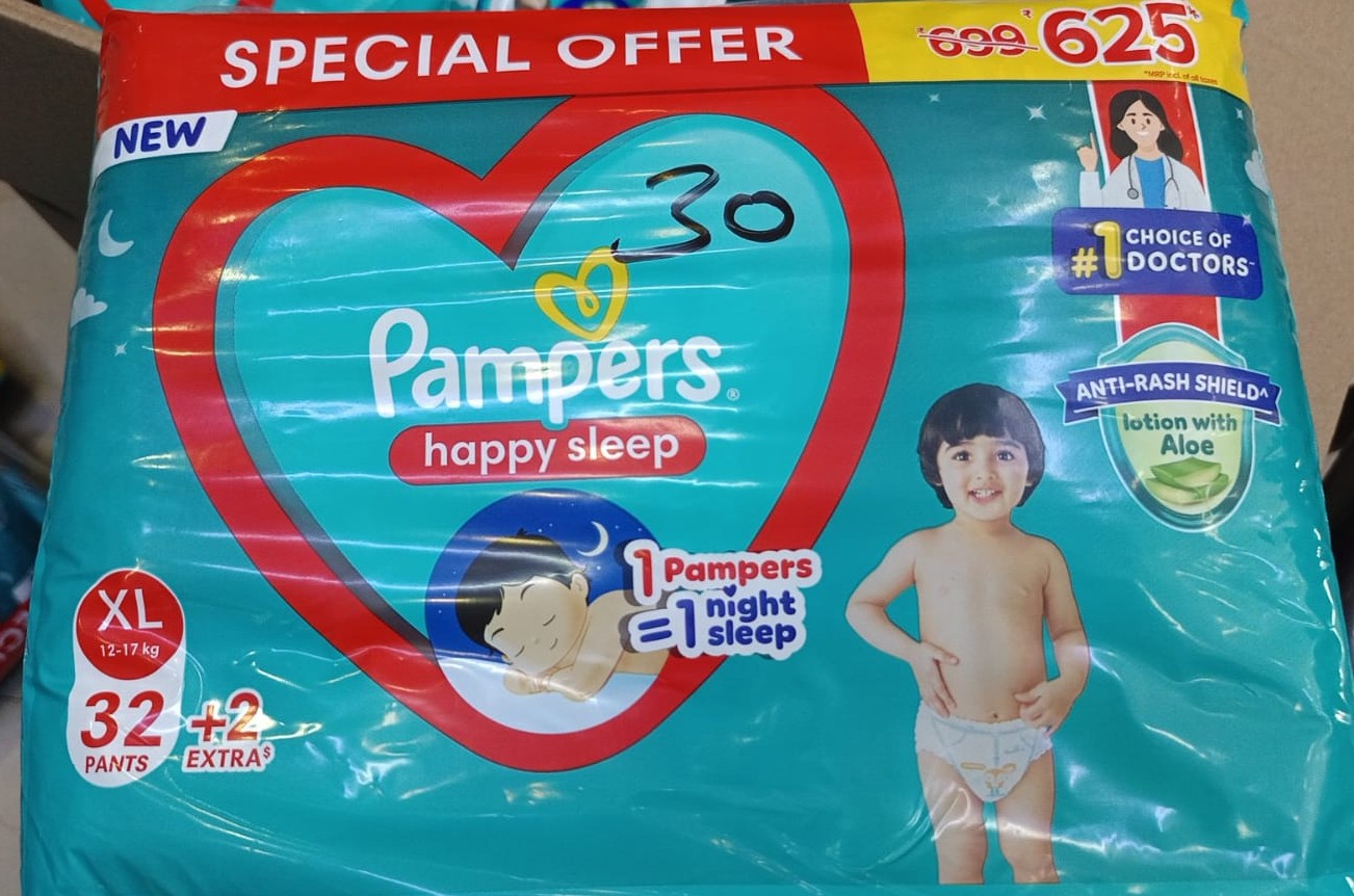 Pampers Happy Skin Pants XL - Image 1