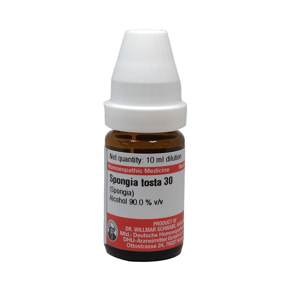 Dr Willmar Schwabe Germany Spongia Tosta Dilution 30