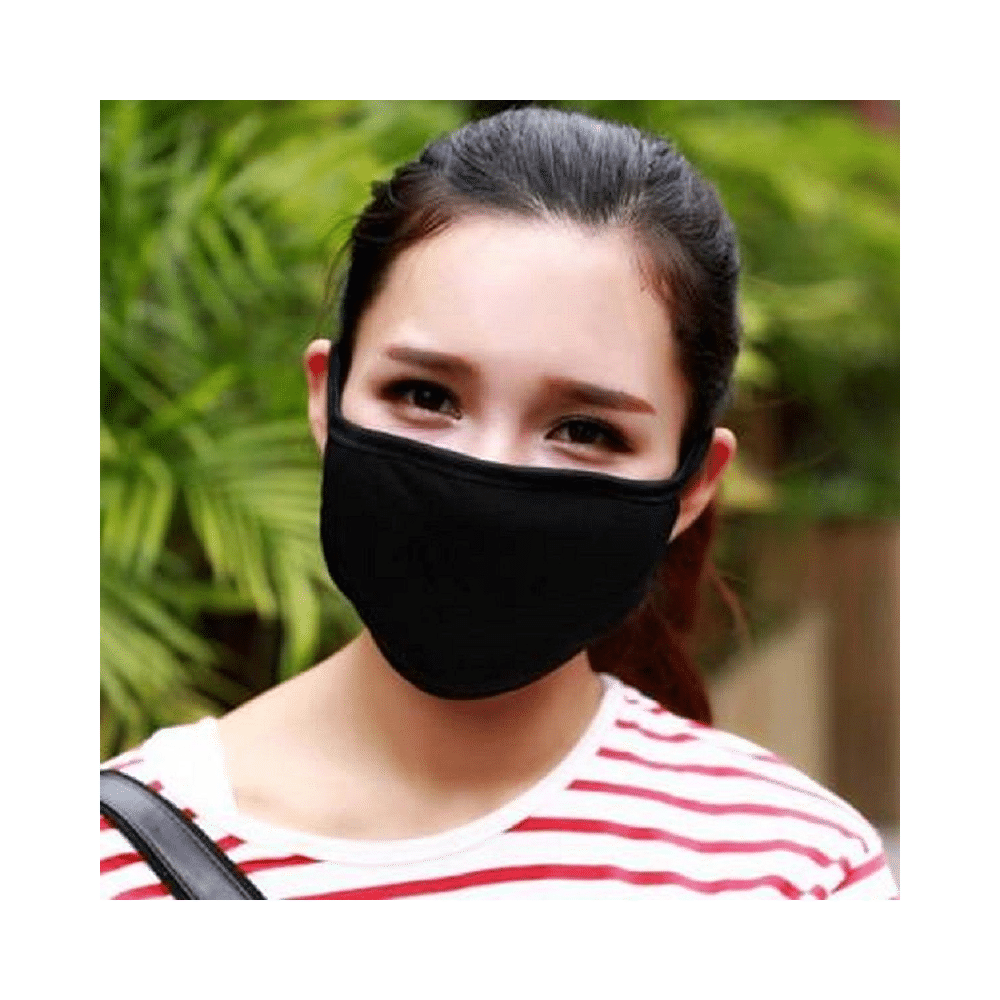 Trustrow Free Size Black Reusable Washabe Face Mask - Image 2
