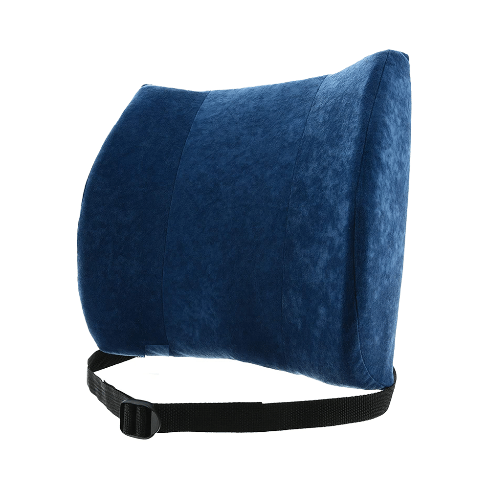 4V1 BKR8 Orthopedic Lumbar Support Pillow Standard Blue - Image 2