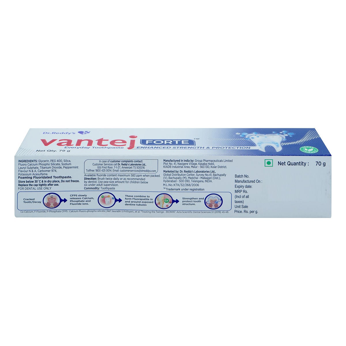Vantej Forte Toothpaste - Image 3