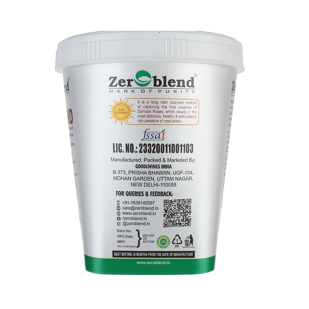 Zeroblend Natural Gulkand with Calcium & Vitamin D | Gluten Free - Image 5