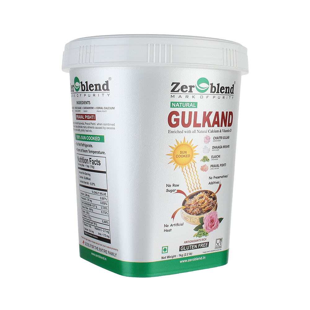 Zeroblend Natural Gulkand with Calcium & Vitamin D | Gluten Free - Image 2