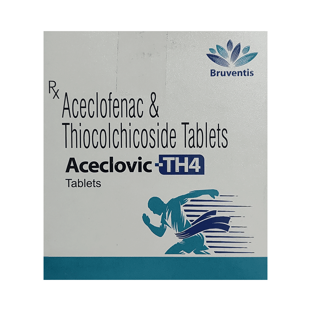 Aceclovic-TH 4 Tablet - Image 1