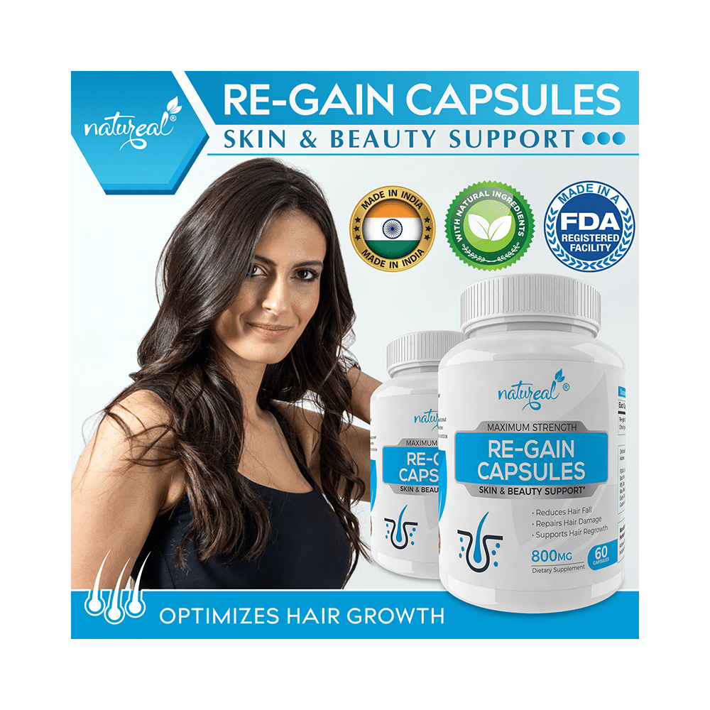 Natureal Re-Gain 800mg Capsule - Image 6