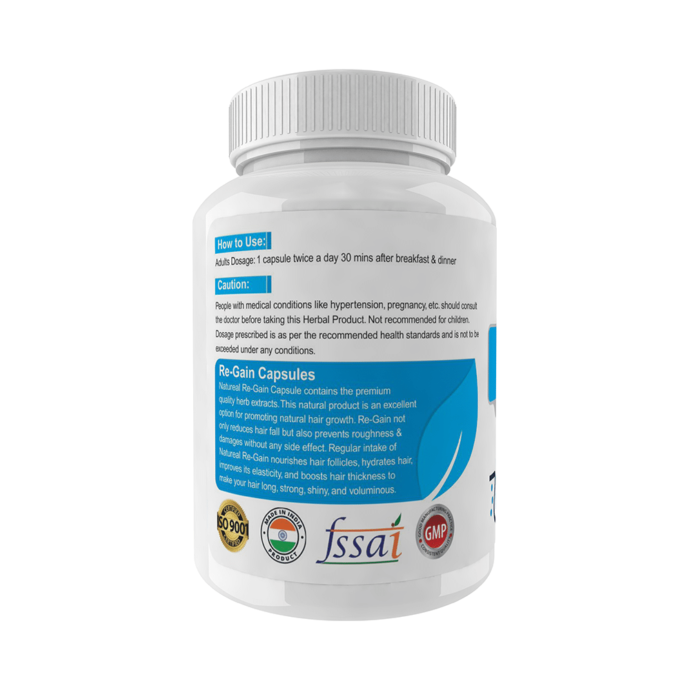 Natureal Re-Gain 800mg Capsule - Image 3