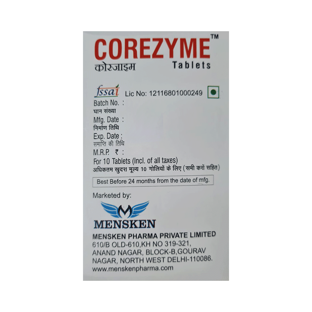 Corezyme Tablet - Image 3