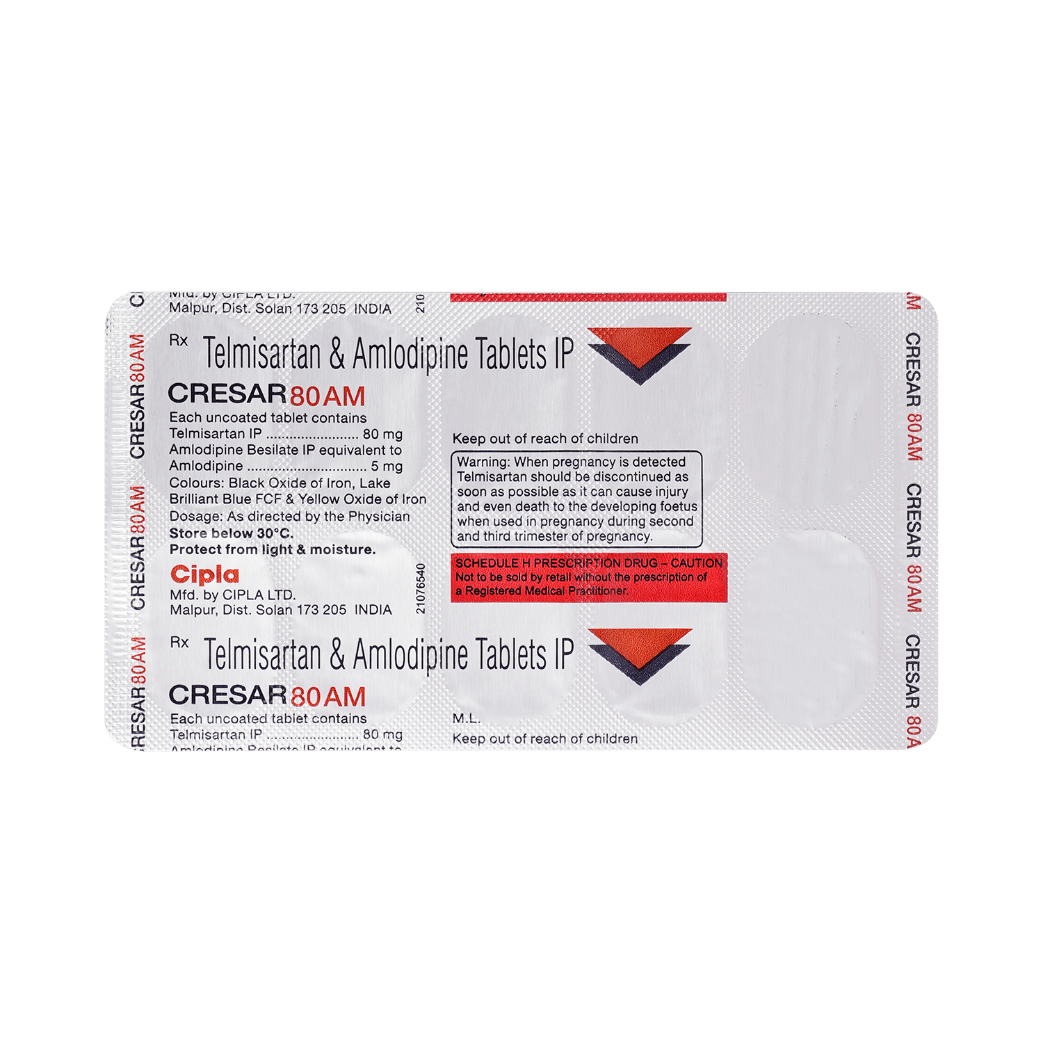 Cresar 80 AM Tablet - Image 6