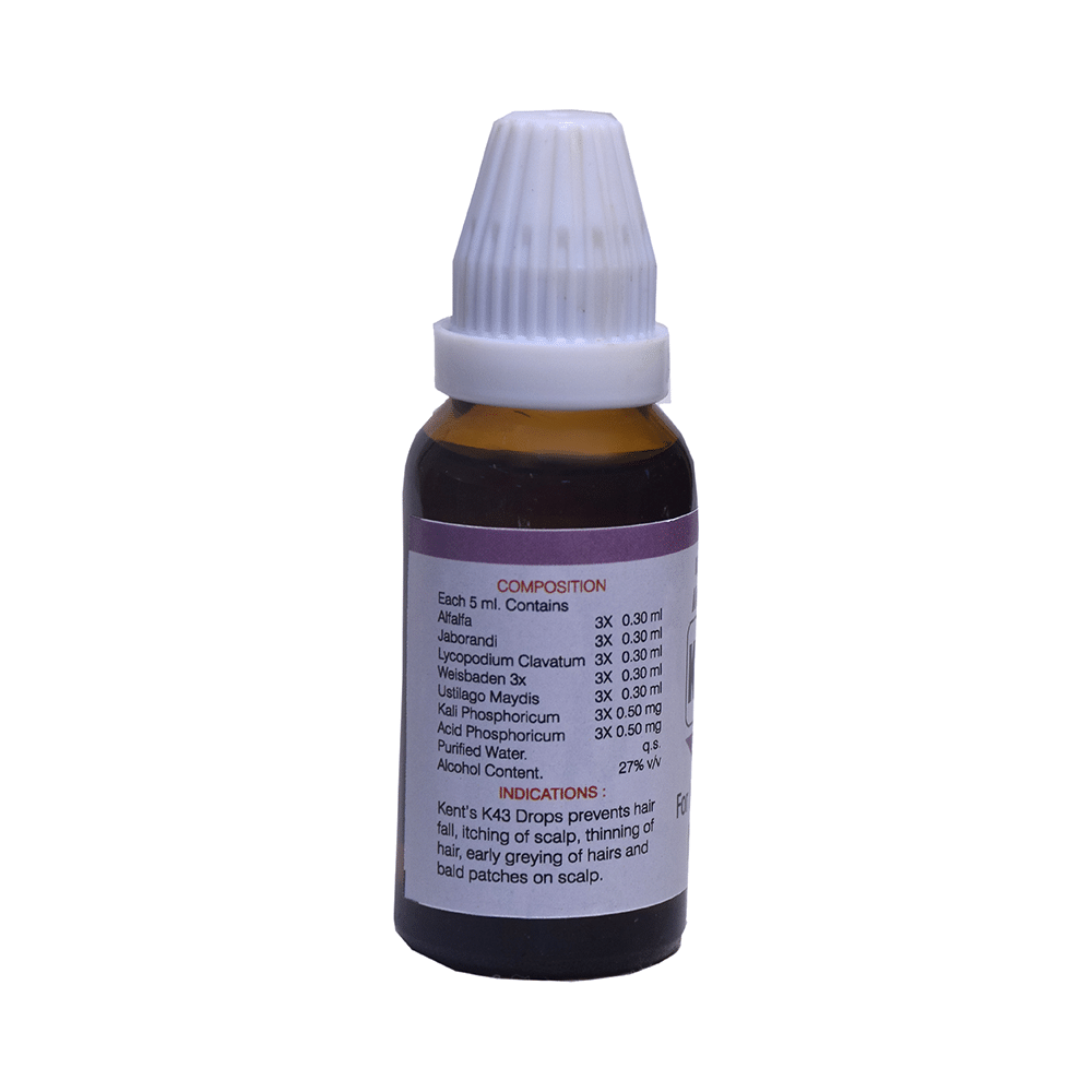 Kent's K43 Alopecia Oral Drops - Image 4